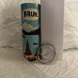 Handmade Bigfoot and Nessie 20oz Tumbler